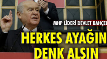 Bahçeli Uyardı!