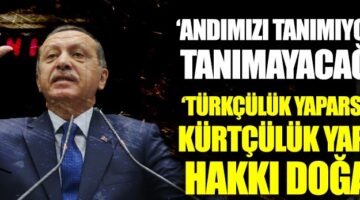 Erdoğan: Andımızı Tanımıyoruz Tanımıyacağız!