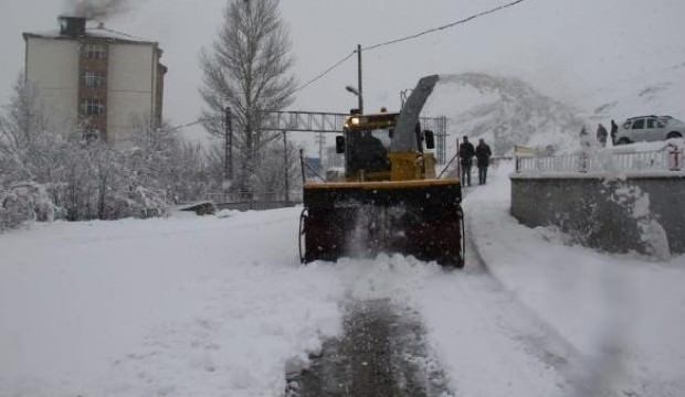 Van, Hakkari ve Bitlis’te kar yolları kapadı