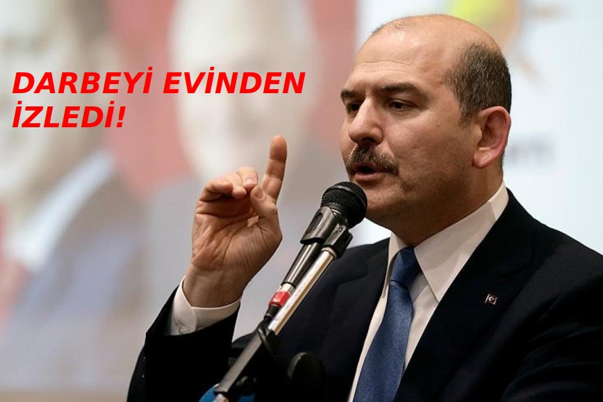 SÜLEYMAN SOYLU’DAN KILIÇDAROĞLU AÇIKLAMASI…DARBEYİ EVİNDEN İZLEYEN ADAM!